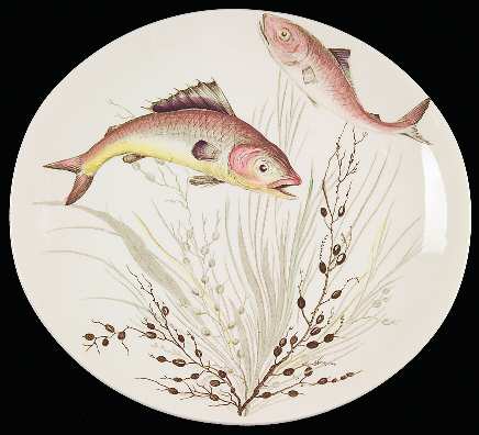 FISH (CREAM) Luncheon Plate