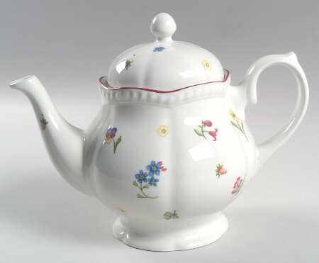 Fleurette Teapot & Lid