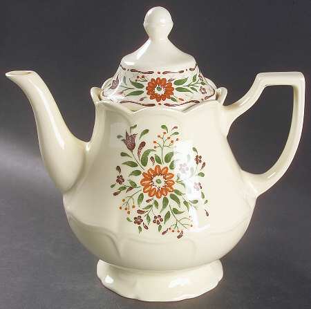 Fleur L'Orange Teapot & Lid