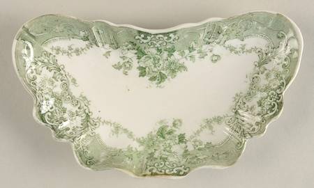The Florentine Green (No Gold Trim) Bone Dish