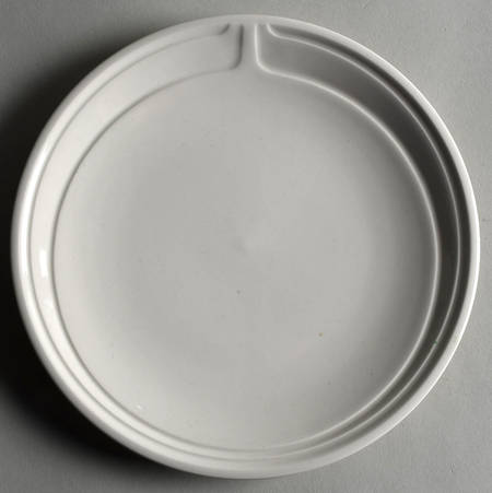 Focus White Salad Plate