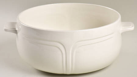 Focus White Round Vegetable No Lid