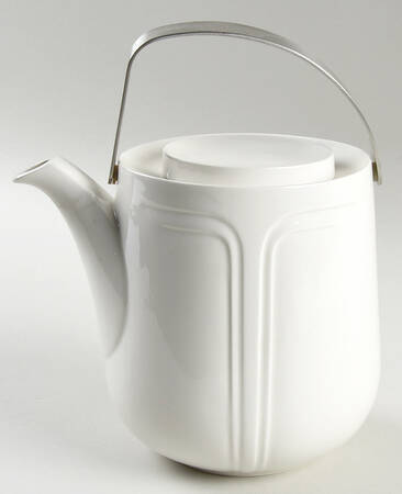 Focus White Coffee Pot & Lid