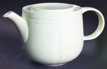 Focus White Teapot & Lid by Johnson Brothers