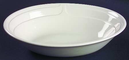Focus White 9" Oval Vegetable Bowl