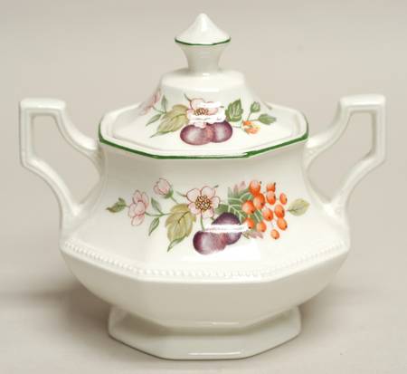 Fresh Fruit Mini Sugar Bowl & Lid