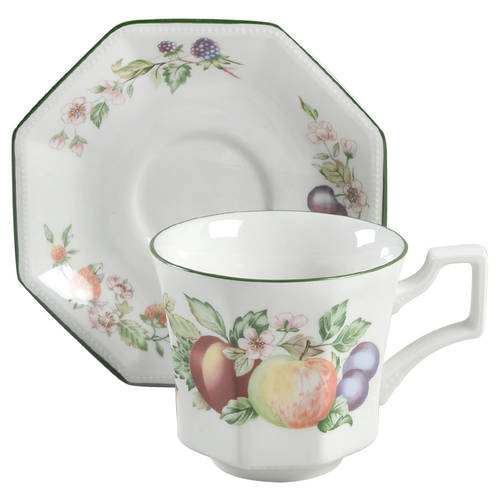 Fresh Fruit Breakfast Cup & Saucer Set