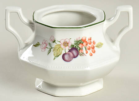 Fresh Fruit Sugar Bowl No Lid
