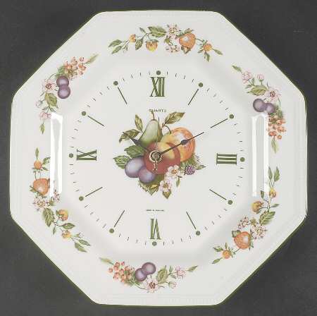 Fresh Fruit Clock Plate