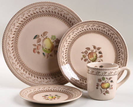 Fruit Sampler (Older) 4 Piece Place Setting by Johnson Brothers