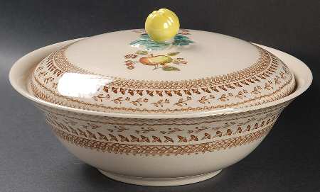 Fruit Sampler (Older) Round Covered Vegetable