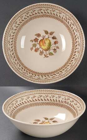 Fruit Sampler (Older) 8" Round Vegetable Bowl
