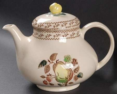 Fruit Sampler (Older) Teapot & Lid
