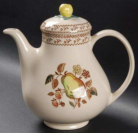 Fruit Sampler (Older) Coffee Pot & Lid