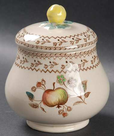 Fruit Sampler (Older) Sugar Bowl & Lid