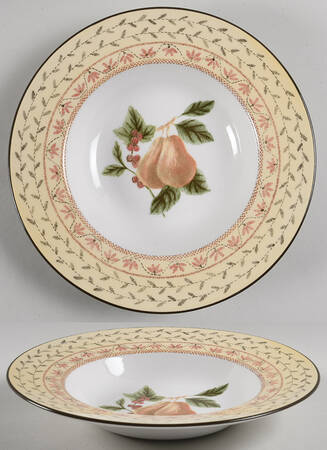 Fruit Sampler (Newer) Large Rim Soup Bowl
