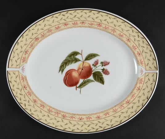 Fruit Sampler (Newer) 14" Oval Serving Platter