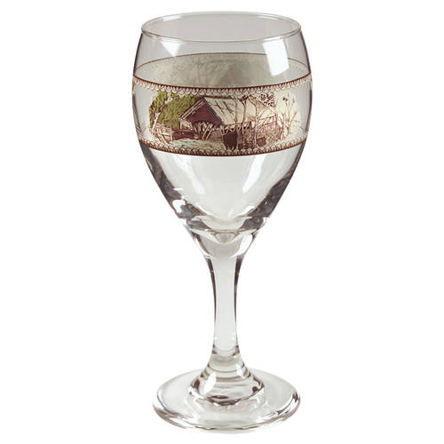 Friendly Village, The ("Made in England" Backstamp) 10 Oz Glassware Goblet