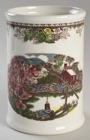 Friendly Village, The ("Made in England" Backstamp) Utensil Holder