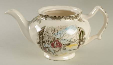Friendly Village, The ("Made in England" Backstamp) Mini Teapot No Lid