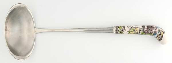 Friendly Village, The ("Made in England" Backstamp) Soup Ladle with Stainless Bowl