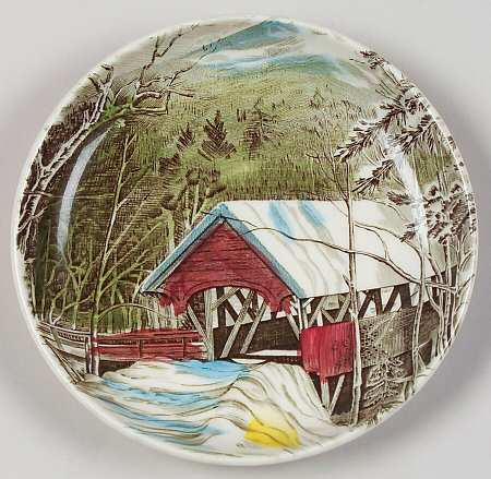 Friendly Village, The ("Made in England" Backstamp) Coaster