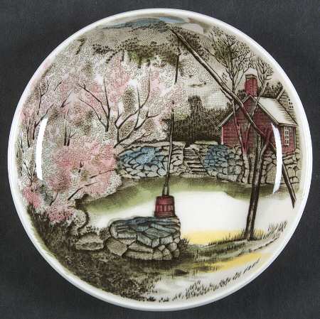 Friendly Village, The ("Made in England" Backstamp) Coaster