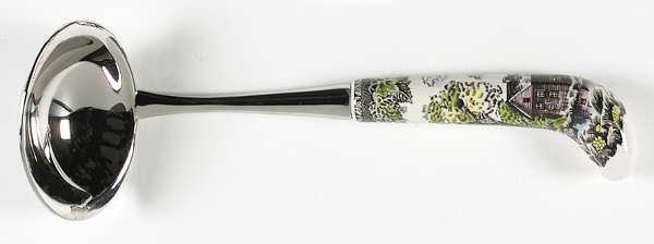 Friendly Village, The ("Made in England" Backstamp) Gravy Ladle with Stainless Bowl by Johnson Brothers