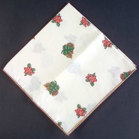 Friendly Village, The ("Made in England" Backstamp) Linen Napkin