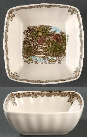 Friendly Village, The ("Made in England" Backstamp) 5" Sweet Dish Lorne