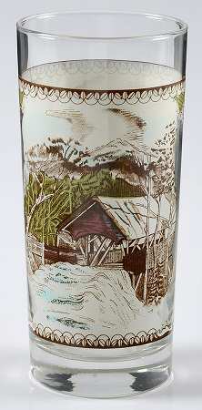 Friendly Village, The ("Made in England" Backstamp) 15 Oz Glassware Iced Tea
