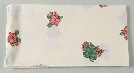 Friendly Village, The ("Made in England" Backstamp) Cloth Napkin