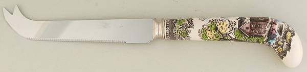 Friendly Village, The ("Made in England" Backstamp) Cheese Knife with Stainless Blade