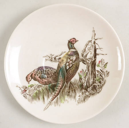 Game Birds Cream Saucer
