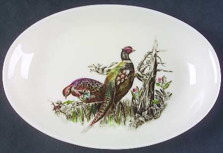Game Birds Cream Relish/Gravy Underplate