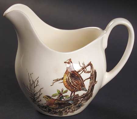 Game Birds Cream Creamer