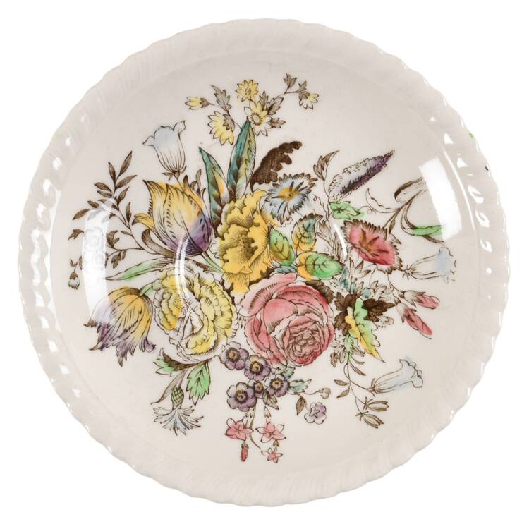 Garden Bouquet Saucer