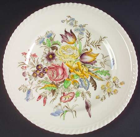 Garden Bouquet Luncheon Plate