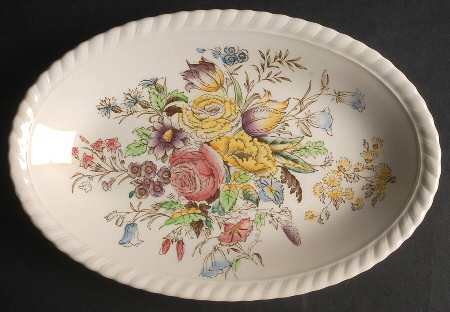 Garden Bouquet Relish/Gravy Underplate