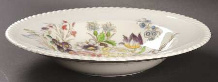 Garden Bouquet Large Rim Soup Bowl