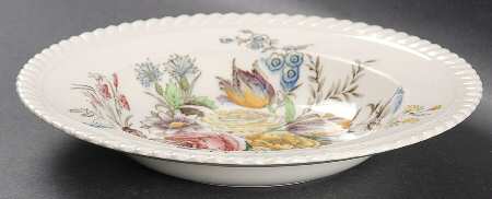 Garden Bouquet Rim Soup Bowl