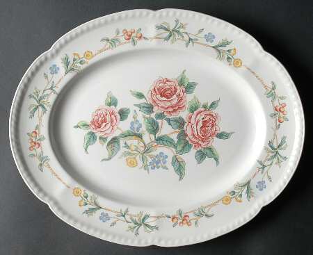 Garden Party 14" Oval Serving Platter