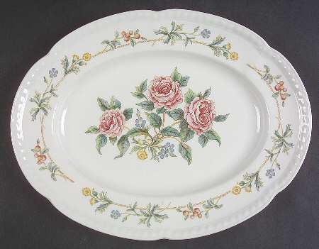 Garden Party 12" Oval Serving Platter