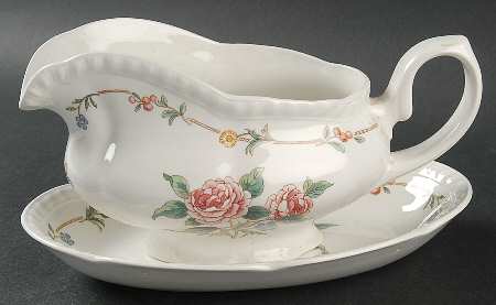 Garden Party Gravy Boat & Underplate/Relish