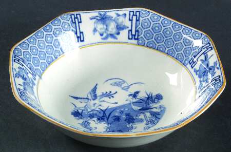 Geneva Blue and White Coupe Cereal Bowl