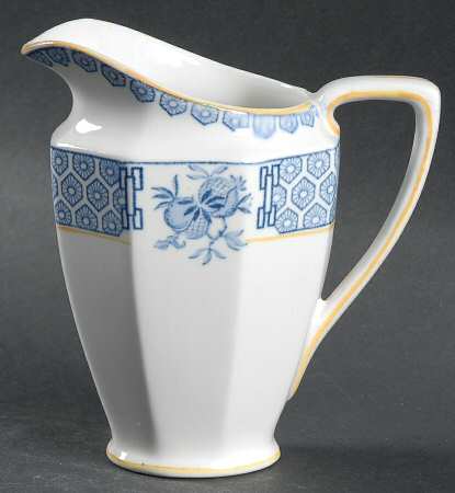 Geneva Blue and White Creamer