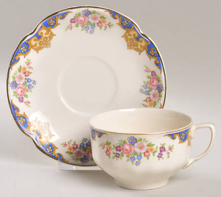 Glencoe Flat Cup & Saucer Set