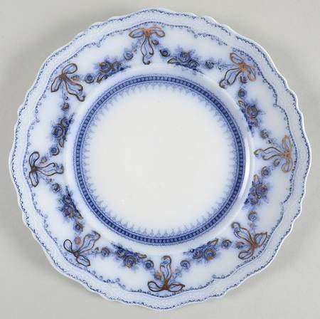 Glenwood (Flow Blue, No Gold Trim) Luncheon Plate