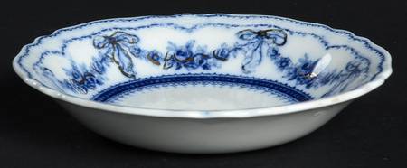 Glenwood (Flow Blue, No Gold Trim) Fruit/Dessert (Sauce) Bowl