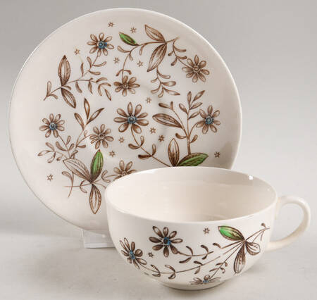 Glenwood (Windsor Ware) Flat Cup & Saucer Set